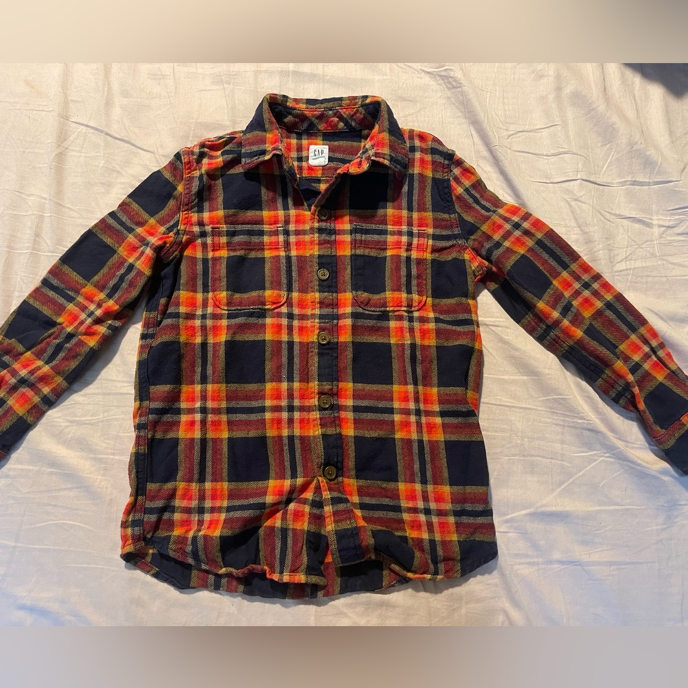 Boys Flannel Button Up